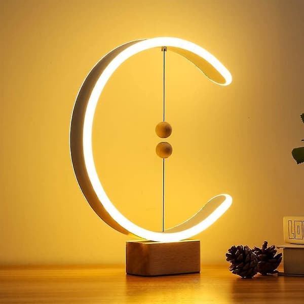 LED Bordlampe Nat Med Kugler Flydende Magnetisk S