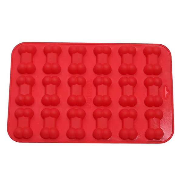 Hundekjeks Bakeform Hundegodbiter Silikonform, 4 stk, 3 stiler