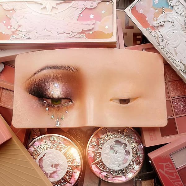 Eye Makeup Practice Board Silicone Face Makeup Practicing For Beginners