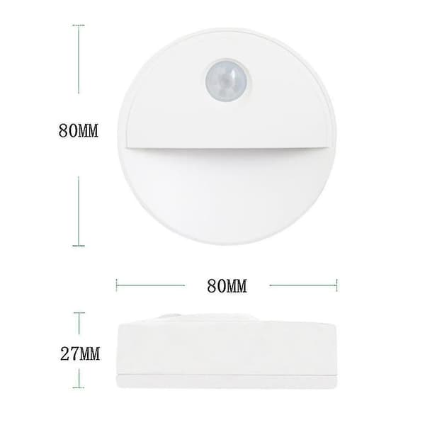 2 Pcs Motion Sensor Light Indoor, Glare Free Battery Operated Wireless