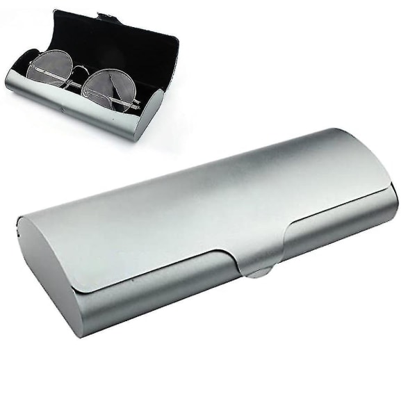 1 Pcs Glasses Case Hard Shell Eyeglass Case Aluminum Light Nearsighted Spectacle Case Box Eyeglasses Case