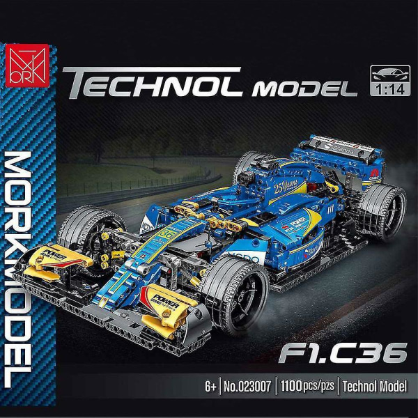 Høyteknologisk Ekspert Super Speed Champions Bil Byggeklosser F1 Racing Kjøretøy Modellklosser Leker Bil For Barn Gutter Gaver Rød Uten Eske