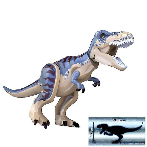 36 Style Stor Jurassic Dinosaur World Spinosaurus Ankylosaurus Dino Byggeklods Moc Model Diy Klodser Pædagogisk Legetøj Gave L03