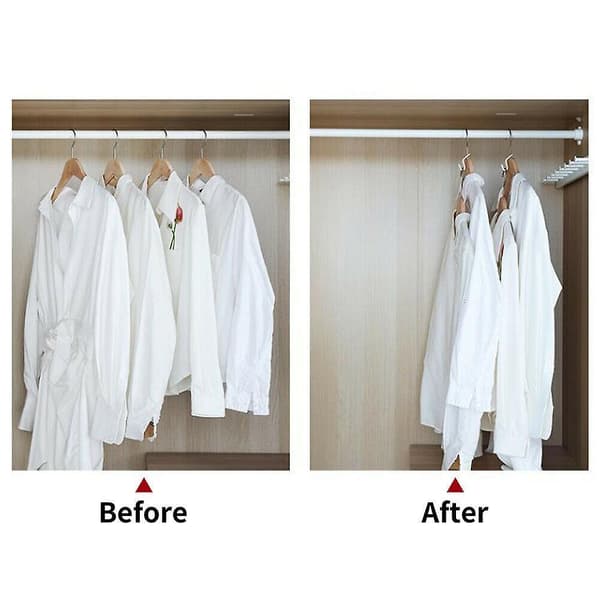 Bøjleforbindelseskroge Kaskade Hjem Garderobe Klips Pladsbesparende Organizer 30PCS