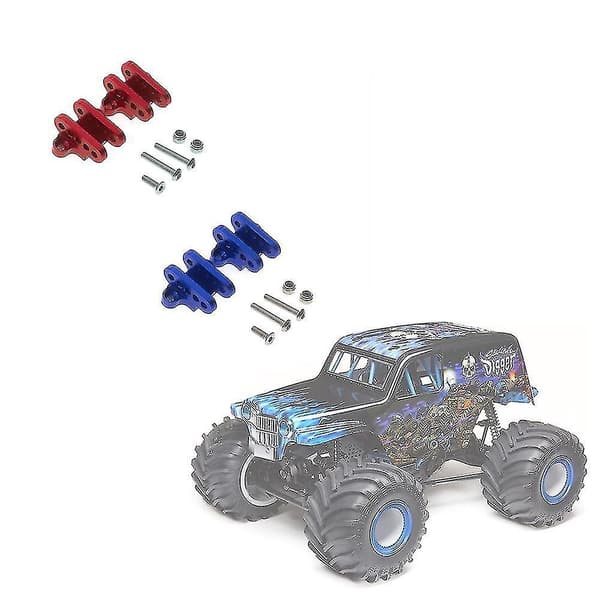 2pcs Metal Front Rear Lower Shock Absorber Mount Bracket Compatible With Losi Red