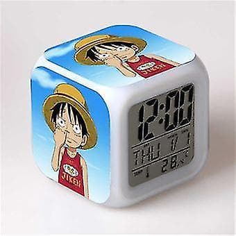 Alarmklokke Barn | LED | Flerfarget Multifunksjon | One Piece 37
