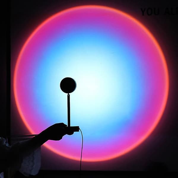 16 Colors Sunset Projection Lamp Rgb App Remote Control Decoration Rainbow
