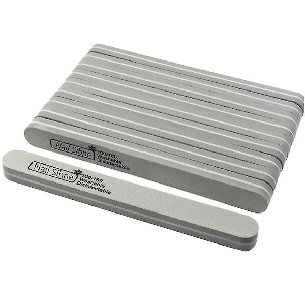 Scrub Nail Buffer File Double Sided Emery Board For Natural Nail Professional
