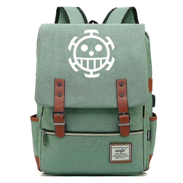 One Piece Luffy White Beard Luo Junior Student Schoolbag USB Color-27