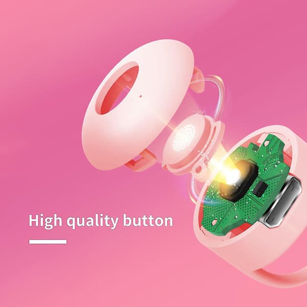 Fjernutløser Multifunksjonell Sensitiv Driverfri Bluetooth4.0 Telefon Mini Fjernkontroll For Å Bla Om Sider Pink