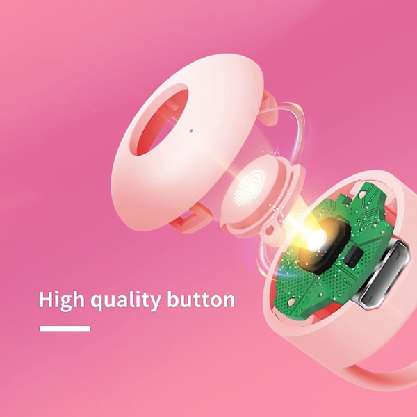 Remote Shutter Multifunctional Sensitive Driver-free Bluetooth4.0 Phone Mini Remote Controller For Turning Pages Pink