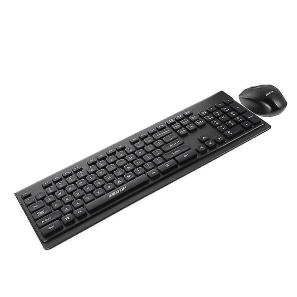 1 Set Slim Wireless Keyboard And Mouse Cordless Usb Keyboard And Silent Mouse