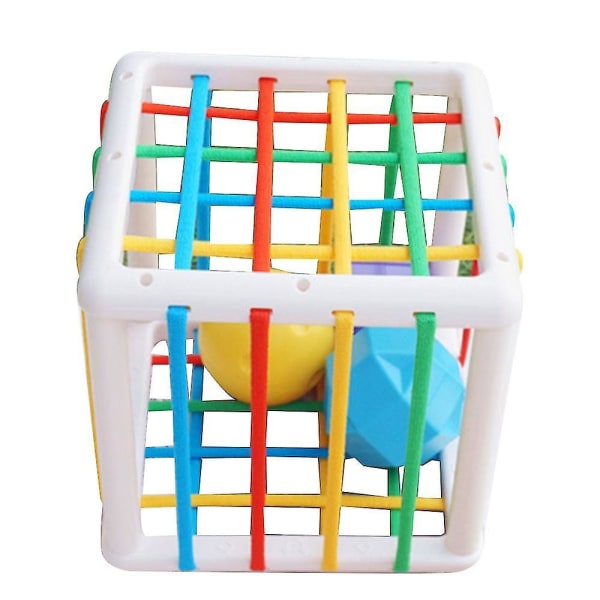 Baby Building Block Sorting Box Activity Cube Sensory Tactile Motor Skill Game Educational Toy
