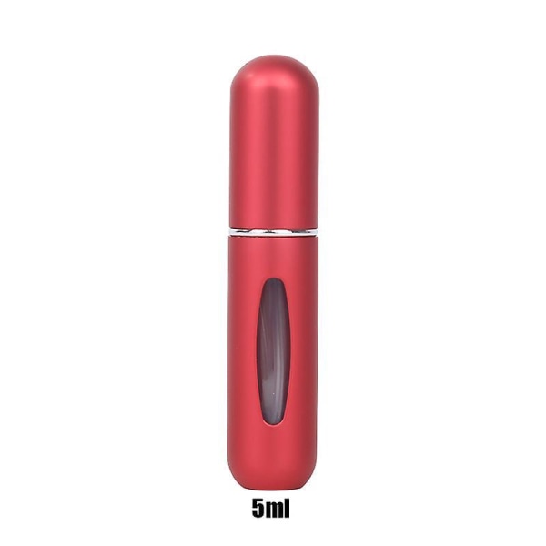 8ml Portable Mini Refillable Perfume Bottle With Spray 5ml red