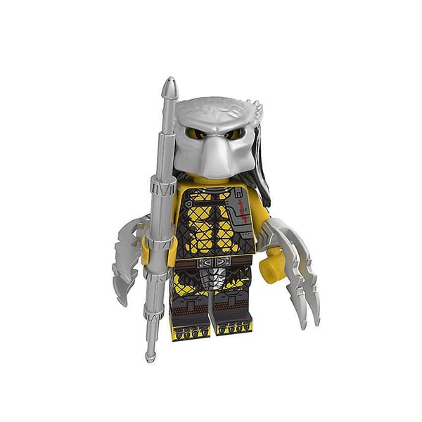 8 stk. Predator Alien Samlet Byggeklods Minifigurer Pædagogisk Børnelegetøj