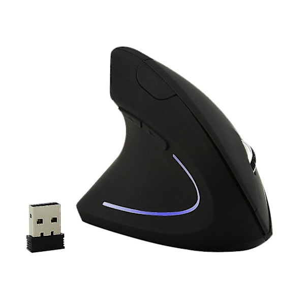 Usb Mouse Play Play 1600dpi 2.4ghz Wireless Vertical Ergonomic Pc Mouse For Left-hander B