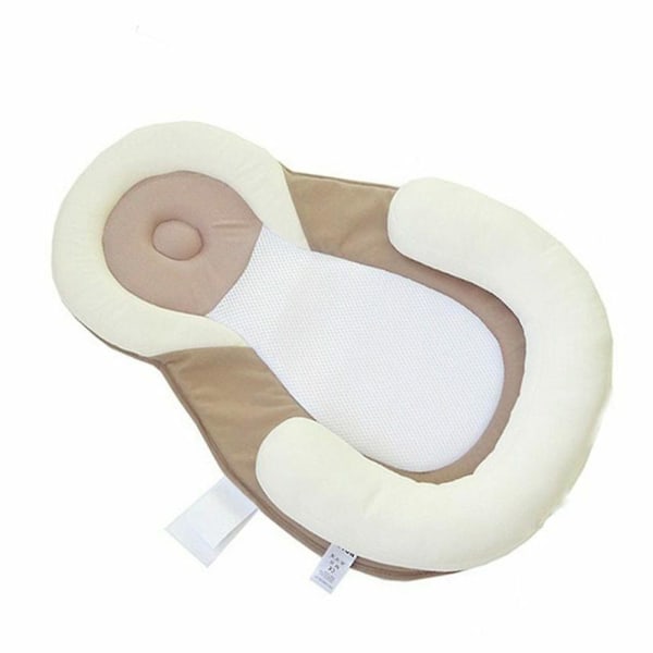 Portable Baby Bed Newborn Lounger Comfortable Safest Infant Baby Sleeping Nest Beige