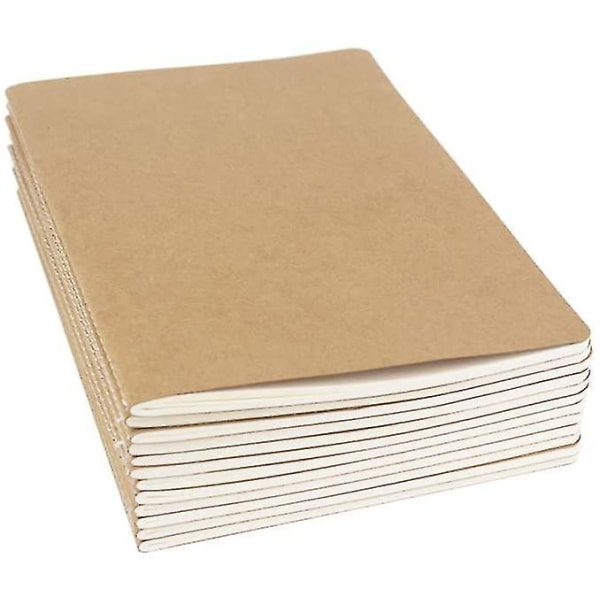 5 Pack Journal Notebook Blank Sketch Notebooks For Travelers, Students, Office - Diary Notebook Subject Notebook 8.2 x 5.5 inch 5pack blank