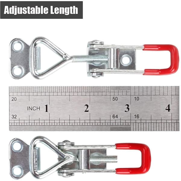 6pcs Toggle Catch Latch Toggle Clamp Latch Hasp Heavy Duty 100kg/220lbs Holding Capacity