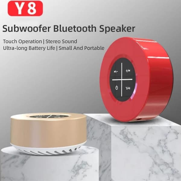 Bluetooth-yhteensopiva kaiutin kosketuslangaton MP3-soitin Pink