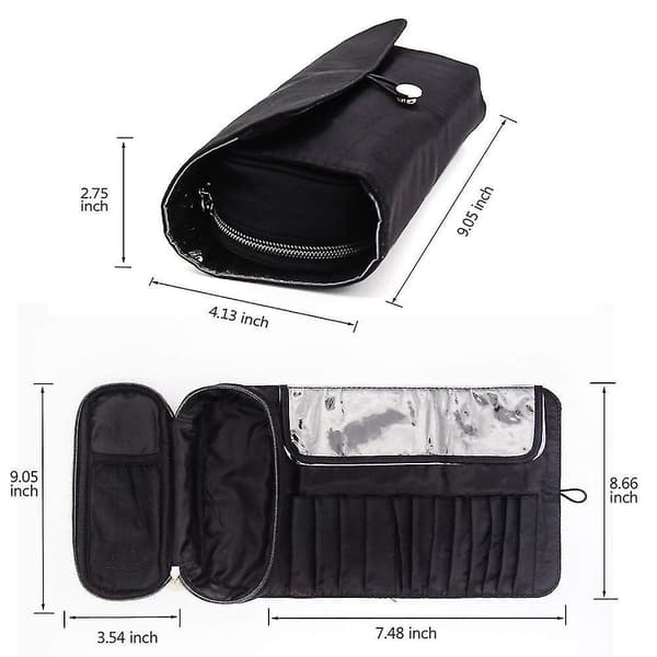 Makeup børsteholder, rejse makeup børste organizer etui kosmetikpung