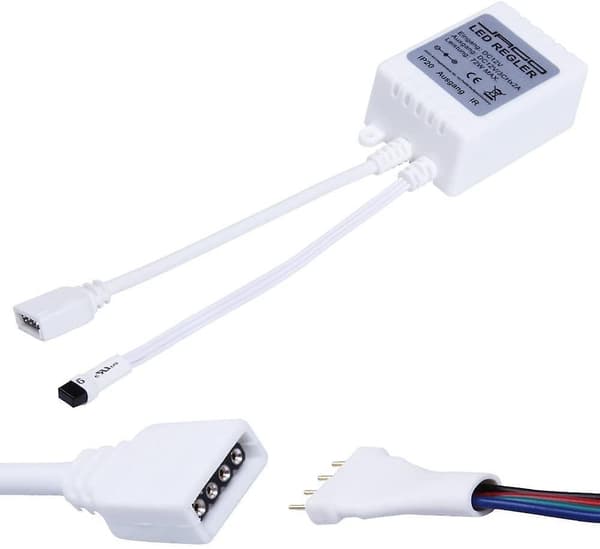 LED Strips RGB Lighting 5M 300 LEDS with 44 Keys IR Remote Control EU/UK adapter Plug EU Plug