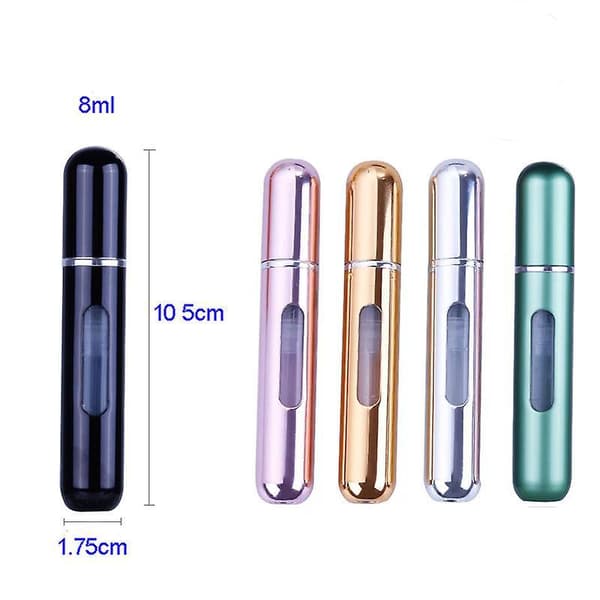 8 ml Bærbar Mini Genopfyldelig Parfume Flaske Med Spray 5ml blue