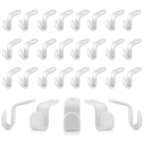 30 stk. Bøjleforbindelseskroge Mini Kaskadestabel til Skab Garderobe Pladsbesparende 40pcs