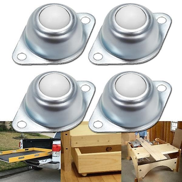 Universal Rotation Ball Transfer Units Cy-15a Flange Mounted Nylon Roller Ball Casters 22lbs Load Capacity 8pcs