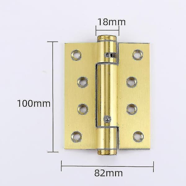 Hinge Invisible Door Self-closing   Damping Hinge Automatic Door Closer Hidden Door Sand Gold