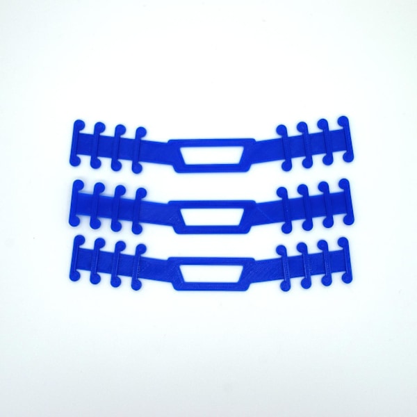 5x Korvasuoja niskaklipsi maskille Blue
