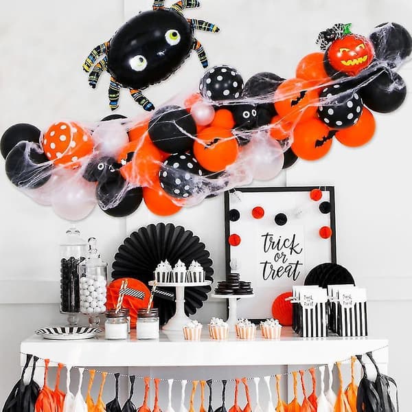 Halloween-ilmapallosetti Halloween-kuvioiset ilmapallot