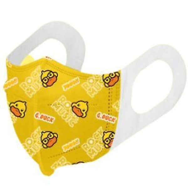 Kid's Little Yellow Duck Disposable 3d 3-layer Protection Mask B