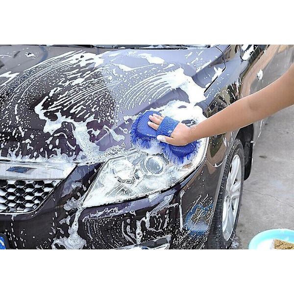 2 stk. Koral Svamp Bilvask Svamp Rengøring Bilpleje Detaljeringsbørster Vaskesvamp Auto Handsker Styling Rengøringsartikler Blue