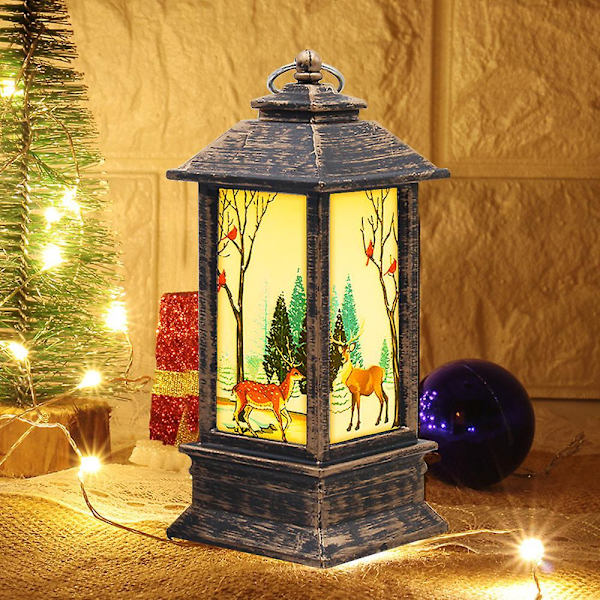 Juledekoration Natlampe LED Snelanterne Fyldt Med Vand style 2