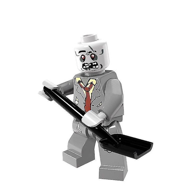 8pcs Halloween Vampire Pumpkin Man Werewolf Skull Children Assembled Building Block Minifigure Toy