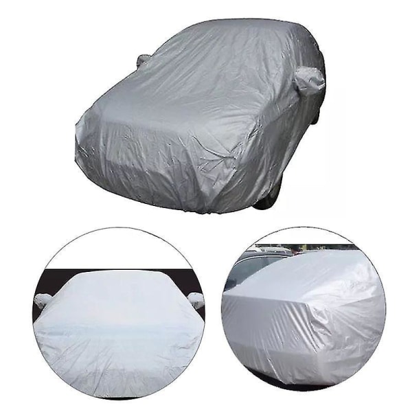 Car Cover All-weather Waterproof And Uv Protection Vehicle Protection Covers Auto Dustproof Case M