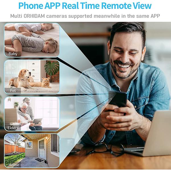 Wifi Ip Camera,1080p Wireless Home Security Camera