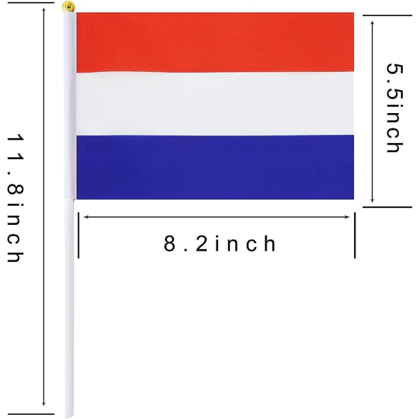 Pack Of 30 Small Mini Flags Russian Flags, Parade Party Decorations, World Cup, Festive Events, International Holidays Netherlands