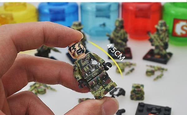 Falcon Commando Minifigure Assembling Doll Toy Military Building Blocks 6pcs