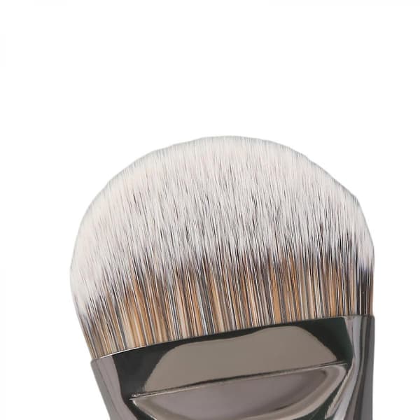 Professional Foundation Makeup Brush For Even Streak Free Application, Dense Bristles For Buffing , 1 Countwhite