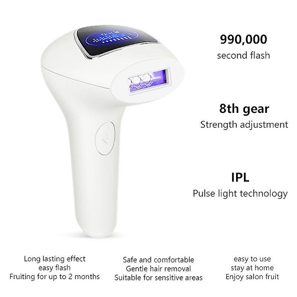 990000 Pulserende Lys Smertefri Ipl Laser Hårfjerning Elektrisk Epilator Kvinder Ansigts Hårfjerner Maskine Kvinde Fotoepilator Black