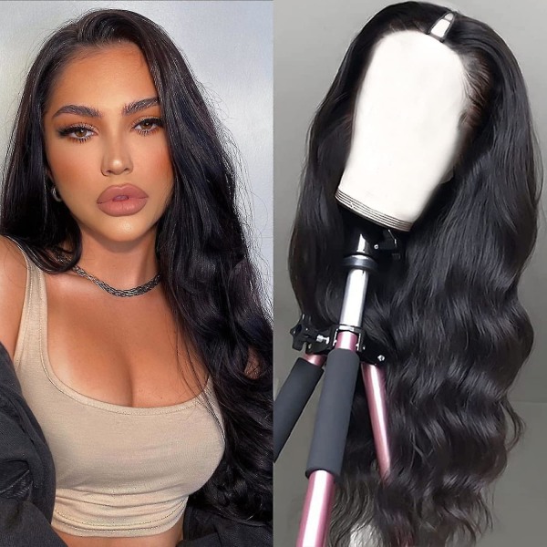 Body Wave V Part Wigs Human Hair No Leave Out Lace Front Wigs Brazilian Virgin Human Hair Wigs For Black Women Upgrade U Part Wigs Glueless Full Head