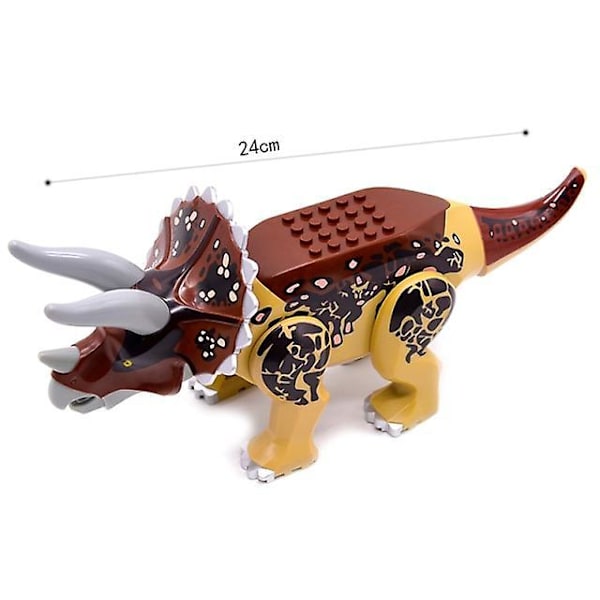 Brutal Raptor Building Jurassic Blocks World Mini Dinosaur Figures Bricks Dino Toys For Children Dinosaurios V