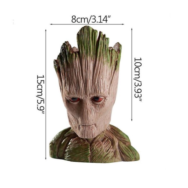 Groot Flowerpot Cute  Flower Pot Planter Figurines