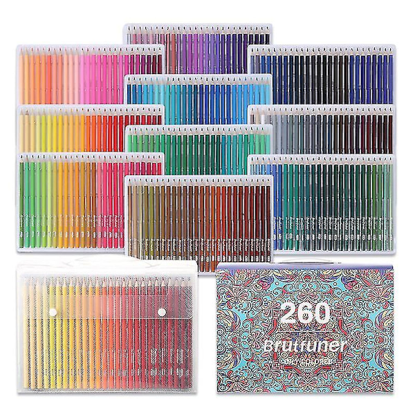 Tilbake til skolen 150/120/72/48 farger Brutfuner fargeblyanter Profesjonell fargetegning fargeleggingsblyant 120PCS