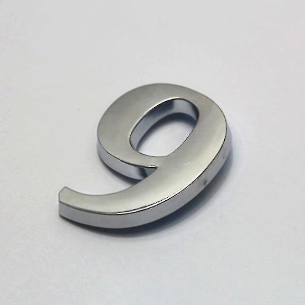 0-9 Mailbox Numbers 3d Self-adhesive Door House Numbers Stickers Street Address Numbers Mailbox Sign For Home Office Room 9