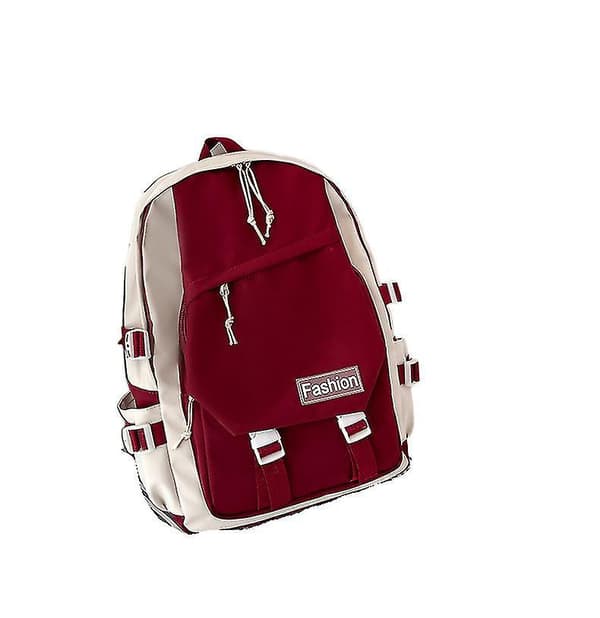 School Season Student Backpack Large Capacity Student Schoolbag Outdoor Travel Backpack Black