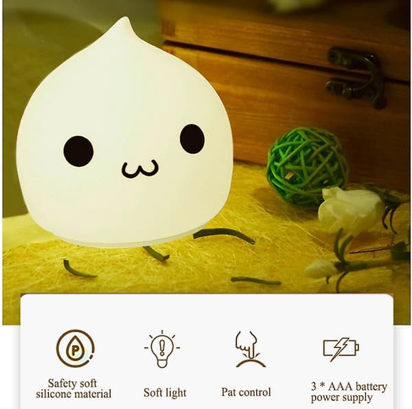 Kids LED Night Light Lamp Touch Sensor Room Decor