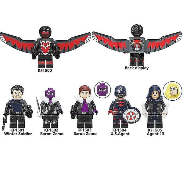 6 stk. X-men Byggeklods Minifigur Børnelegetøj